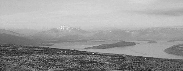 Loch Lomond from Bromley Muir, near Ben Bowie