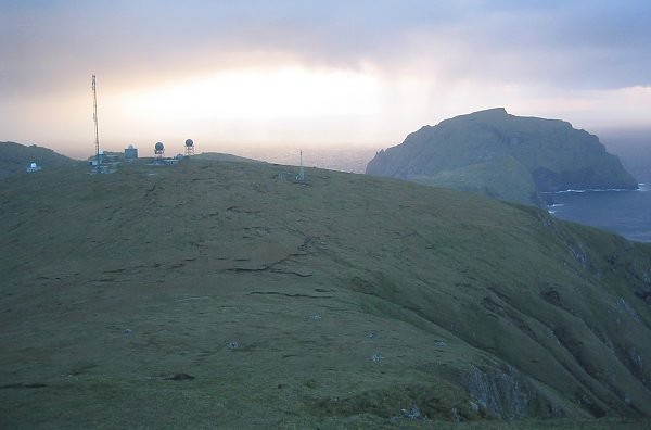 Clutter on Conachair, with Soay beyond (photo: Ann Bowker)