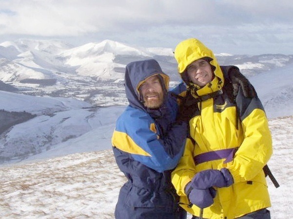 Pete Bibby (left) and John Woodrow, Blencathra (photo: Richard Woodrow)