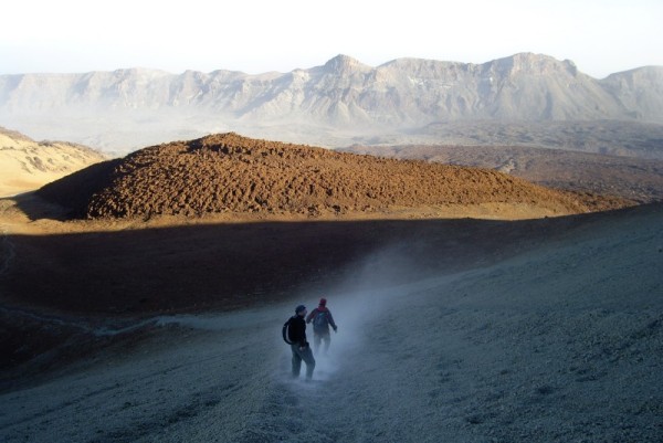 Descending Teide (photo: Rob Woodall)