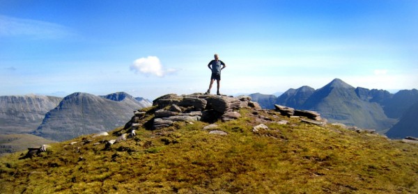 Tony Deall on Beinn Dearg, Torridon (photo: Peter Malone)