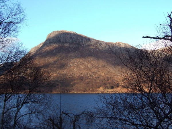 Beinn a'Mhuinidh and Loch Maree (photo: Alan Dawson)