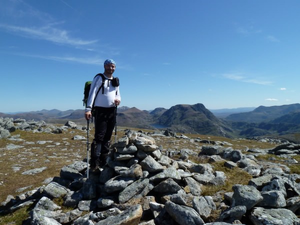 Andrew Lawson on Beinn a'Chaisgein Mor