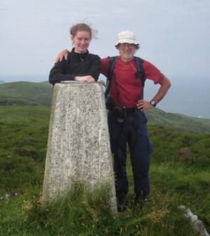Carys and Alan Castle on Islay