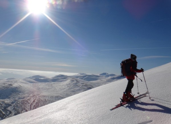 Audrey Litterick on Schiehallion