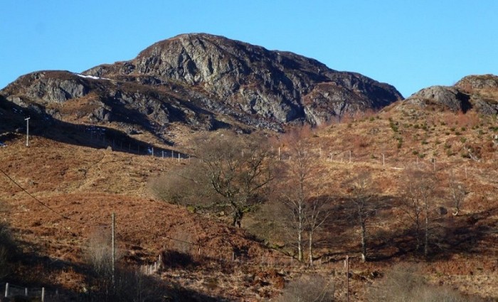 Sgorr Racaineach, a 404m Tump in Glen Lednock (photo: Alan Dawson)
