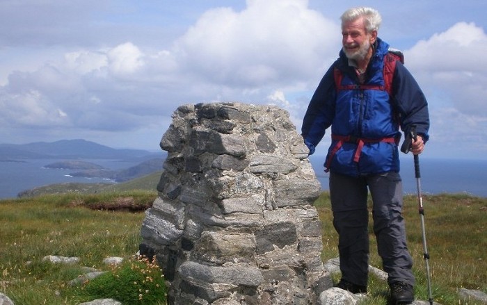Tony Rogers on Mingulay (photo: Richard Speirs)