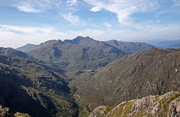 Ladhar Bheinn from Slat Bheinn (photo: David Batty)