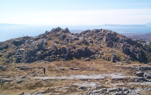 The summit of Sidhean Mor (photo: Alan Dawson)