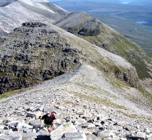 On Spidean a'Choire Leith (photo:Jonathan Appleby)