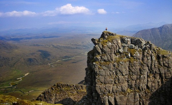 Summit of Beinn Dearg Mor (photo: Tony Deall)